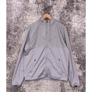 Vuori Jacket Large Mens Sunday Element Full Zip Heather Gray Hoodie
